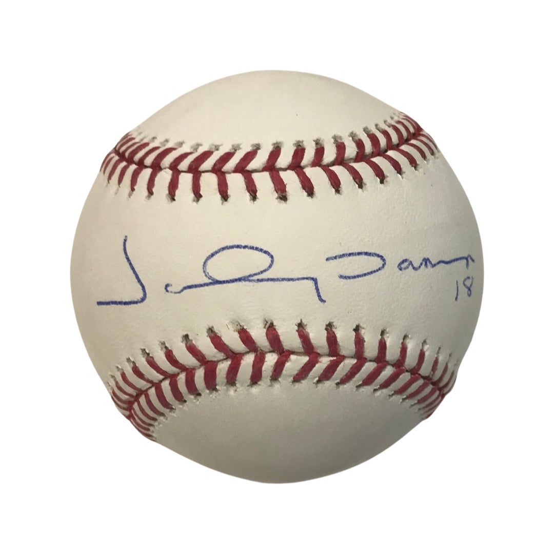 Johnny Damon Autographed OMLB Steiner