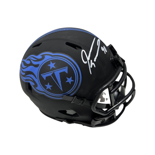 Jevon Kearse Autographed Tennessee Titans Eclipse Mini Helmet JSA