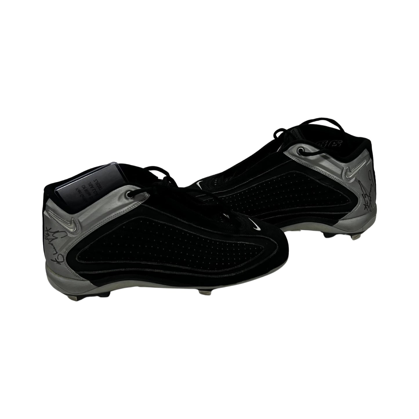 Ken Griffey Jr Autographed Nike Cleats Pair JSA