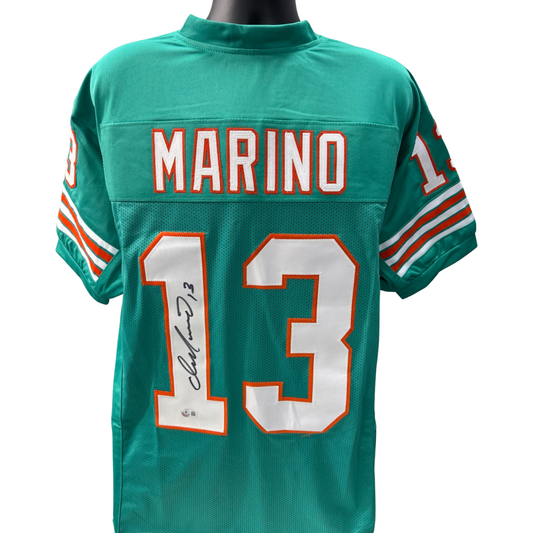 Dan Marino Autographed Miami Dolphins Teal Jersey Beckett