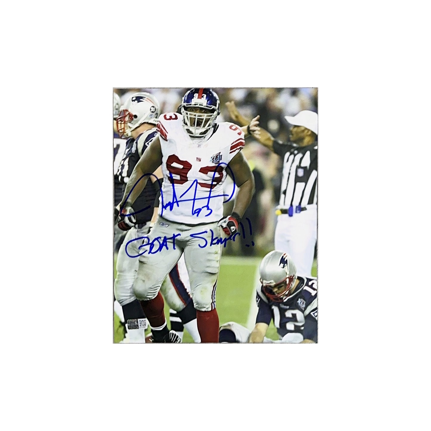 Jay Alford Autographed 8X10 Brady Sitting "GOAT Slayer!!" Inscription Steiner CX