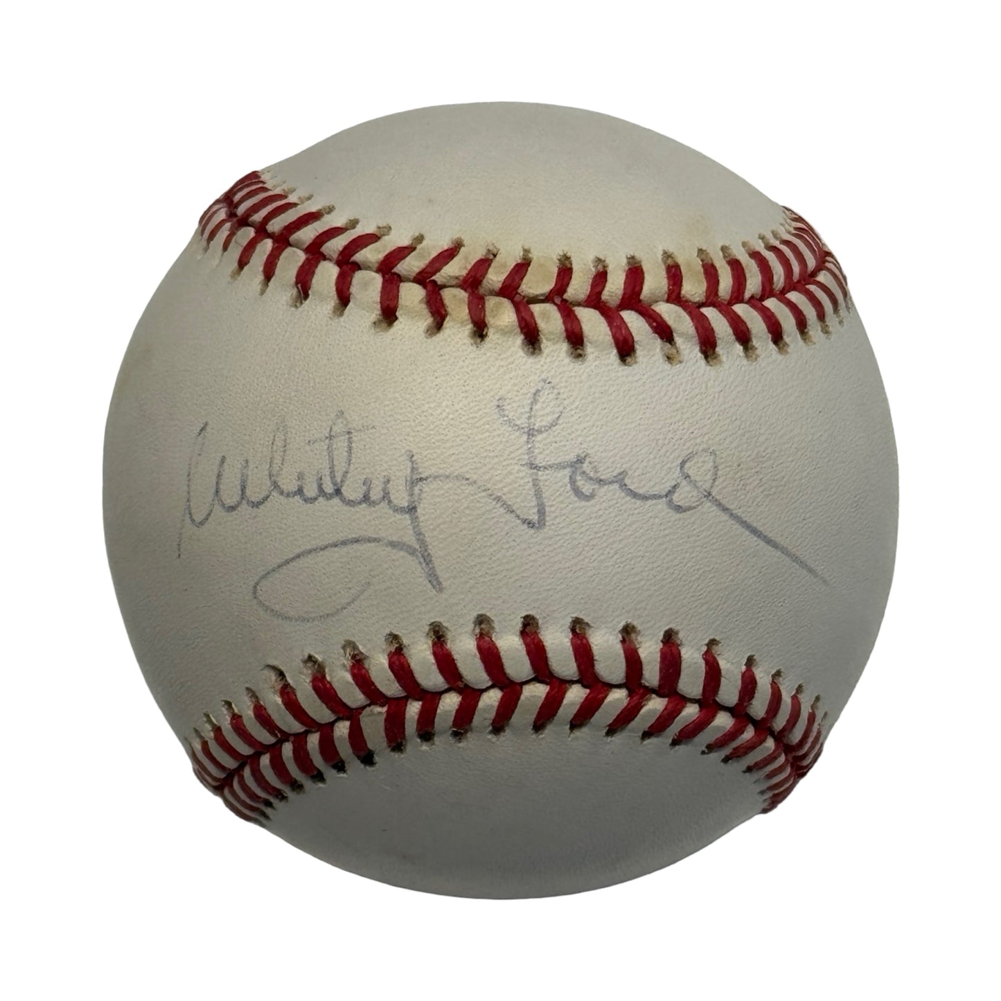 Whitey Ford Autographed New York Yankees OMLB Beckett