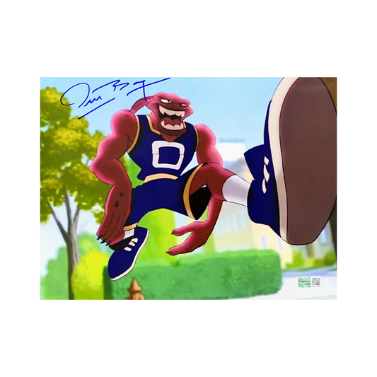 Muggsy Bogues Autographed Charlotte Hornets Space Jam Monstars 8x10 Steiner CX