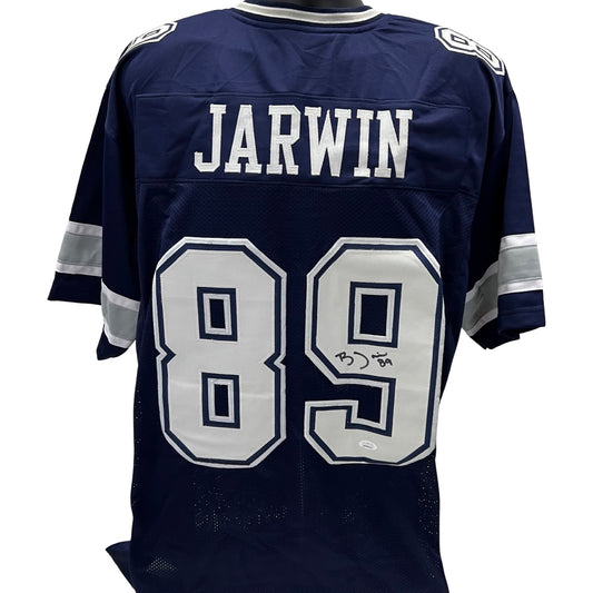 Blake Jarwin Autographed Dallas Cowboys Blue Jersey JSA
