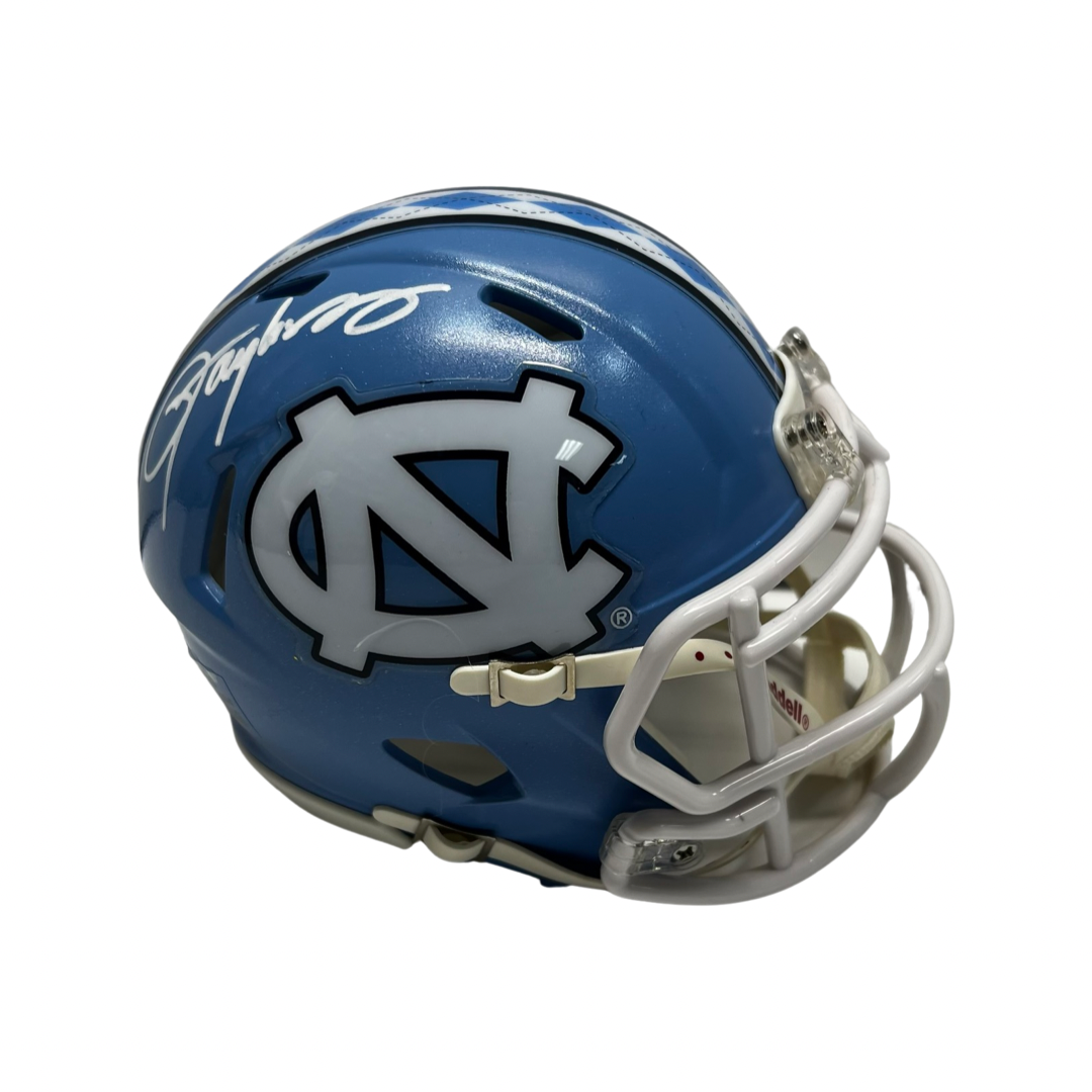 Lawrence Taylor Autographed North Carolina Tar Heels Mini Helmet Steiner CX