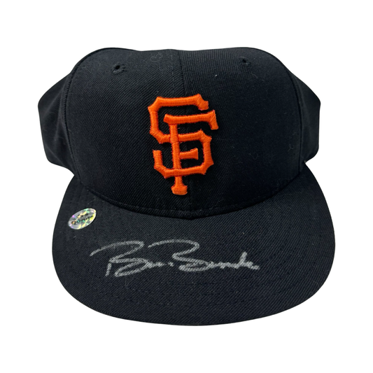 Barry Bonds Autographed San Francisco Giants Hat Fleer COA