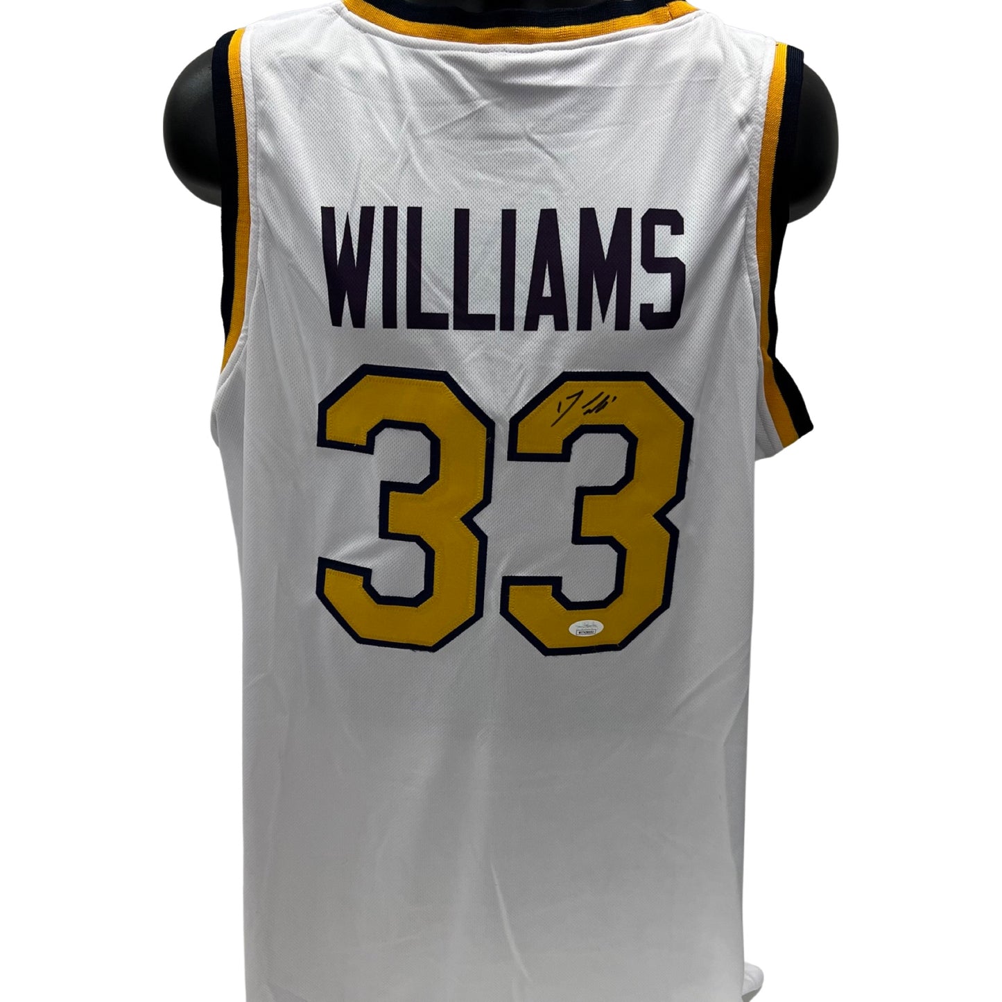 Jason Williams Autographed DuPont High School White Jersey JSA