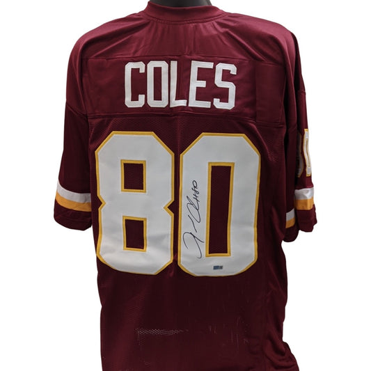 Laveranues Coles Autographed Washington Redskins Maroon Jersey Steiner CX