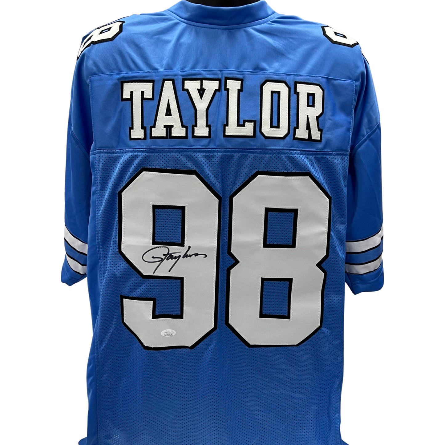 Lawrence Taylor Autographed University of North Carolina Tar Heels Blue Jersey JSA
