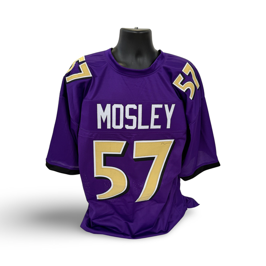 CJ Mosley Unsigned Baltimore Ravens Purple Custom Jersey
