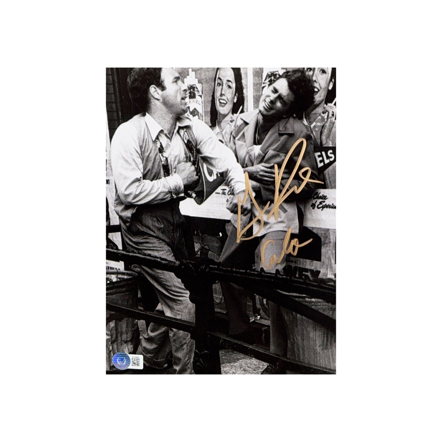 Gianni Russo Autographed The Godfather Sonny Punch Vertical 8x10 “Carlo” Inscription Beckett