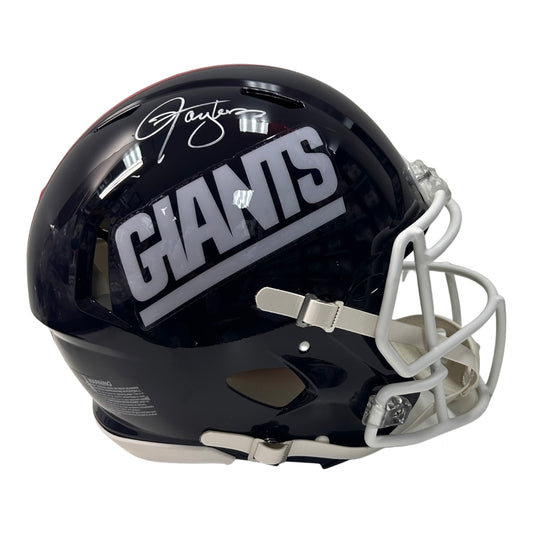 Lawrence Taylor Autographed New York Giants Old School Speed Authentic Helmet JSA
