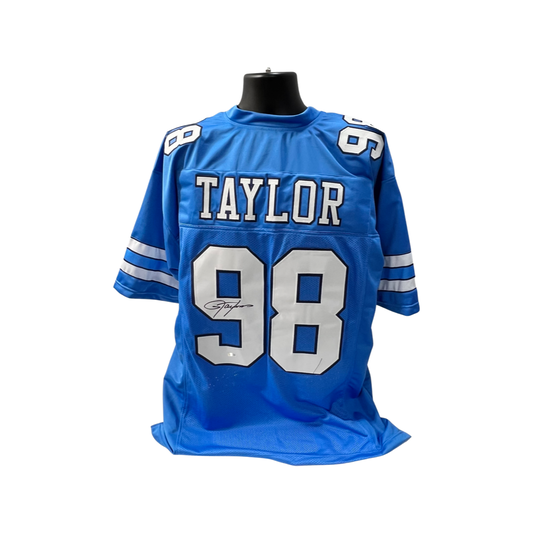 Lawrence Taylor Autographed North Carolina Tar Heels Teel Jersey Steiner CX