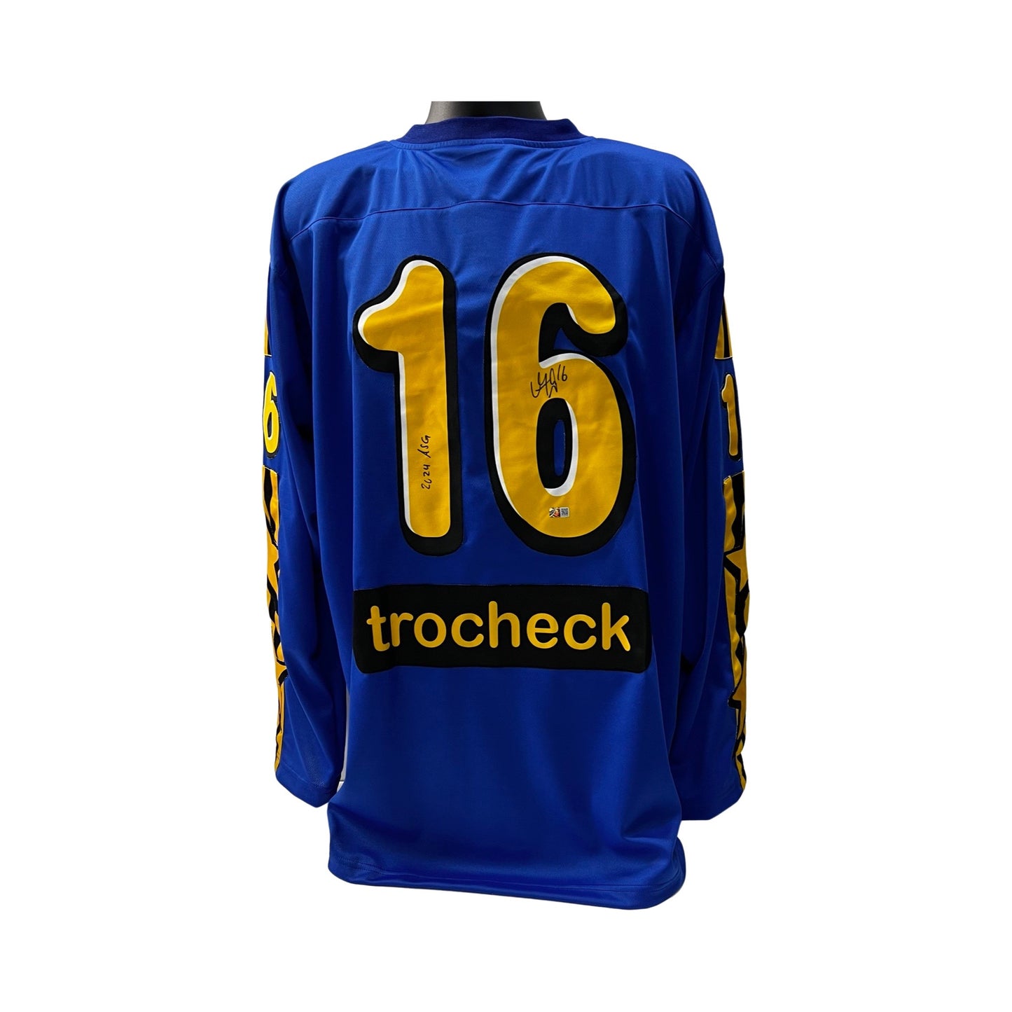 Vincent Trocheck Autographed New York Rangers 2024 NHL All Star Game Jersey “24 ASG” Inscription Steiner CX