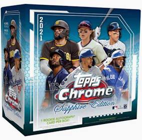 Topps Chrome 2021 Sapphire Edition Box