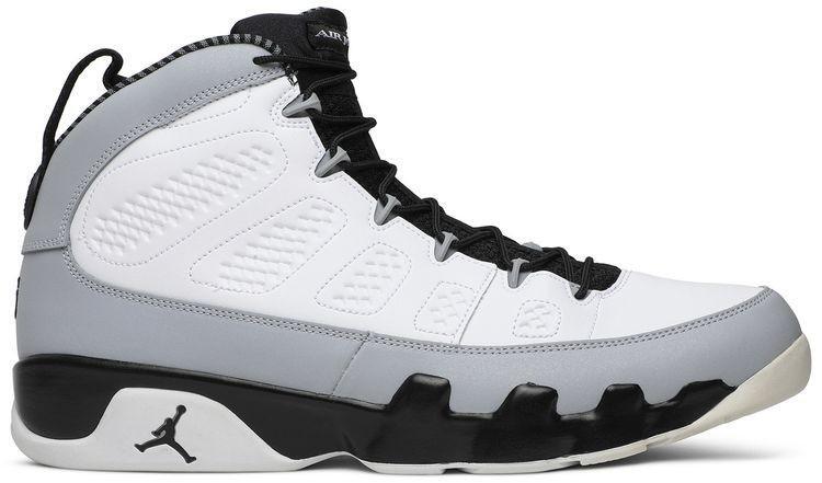 Air Jordan 9 Retro Baron White Black - Men’s Size 8.5