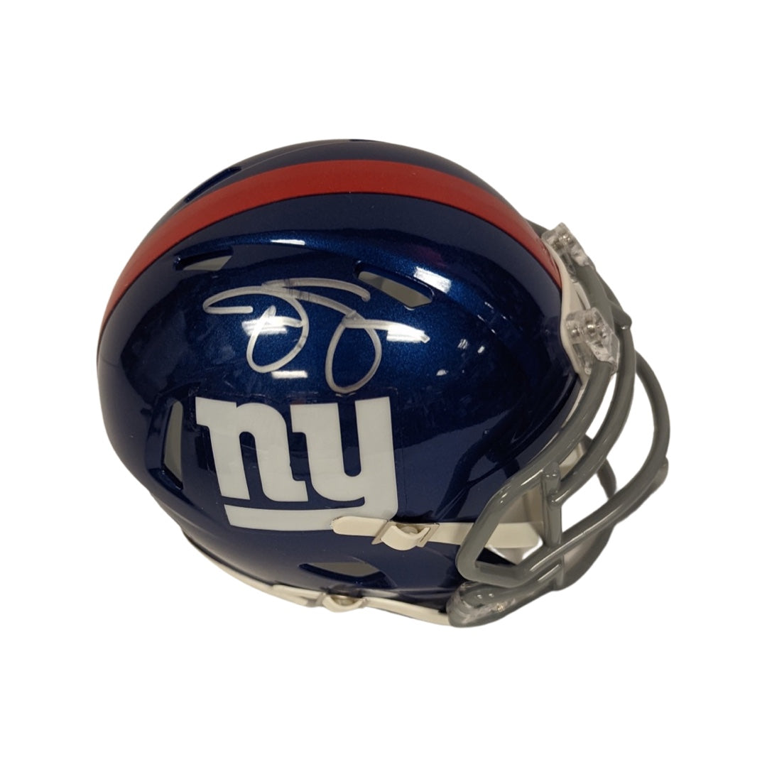 Jason Sehorn Autographed New York Giants Speed Mini Helmet JSA