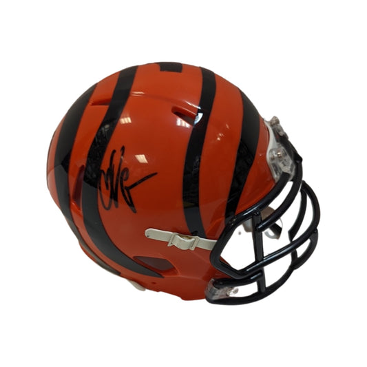 Chad Ochocinco Autographed Cincinnati Bengals Speed Mini Helmet JSA