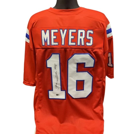 Jakobi Meyers Autographed New England Patriots Red Jersey Steiner CX