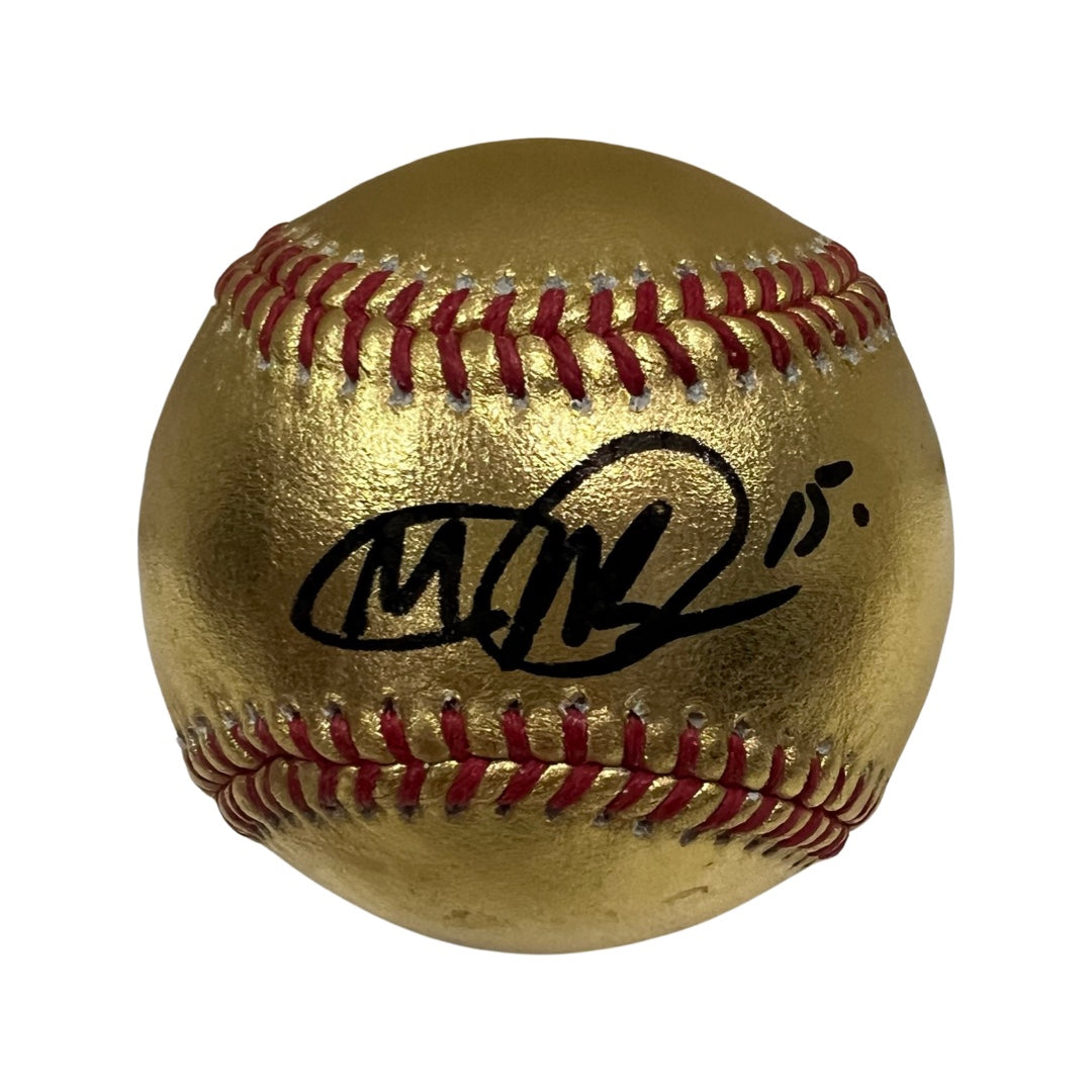 Megan Rapinoe Autographed Gold OMLB Steiner CX