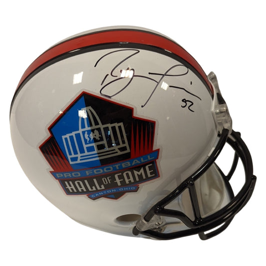 Ray Lewis Autographed Baltimore Ravens NFL Hall of Fame Replica Helmet PSA
