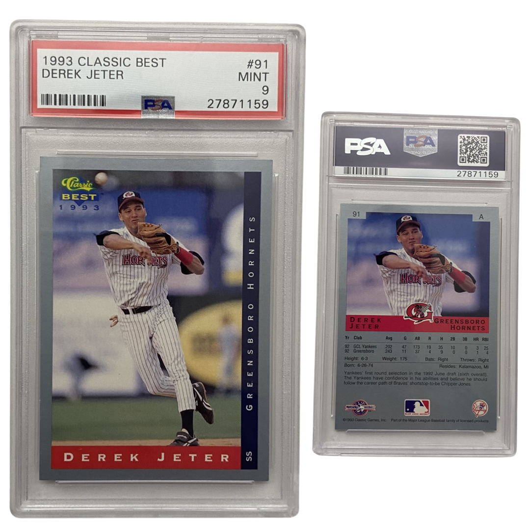 1993 Derek Jeter Classic Best #91 PSA Mint 9