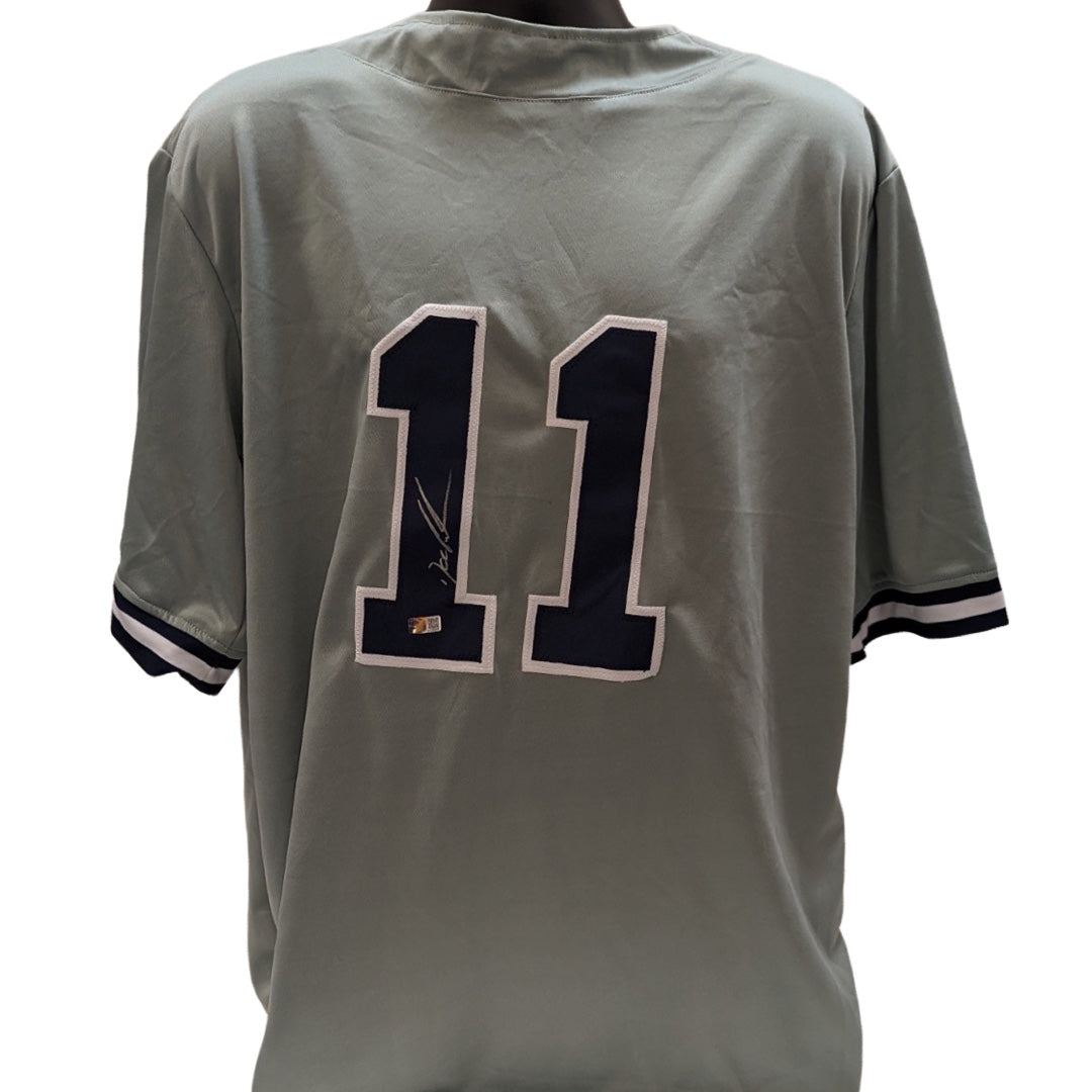 Doc Gooden Autographed New York Yankees Grey Jersey Steiner CX
