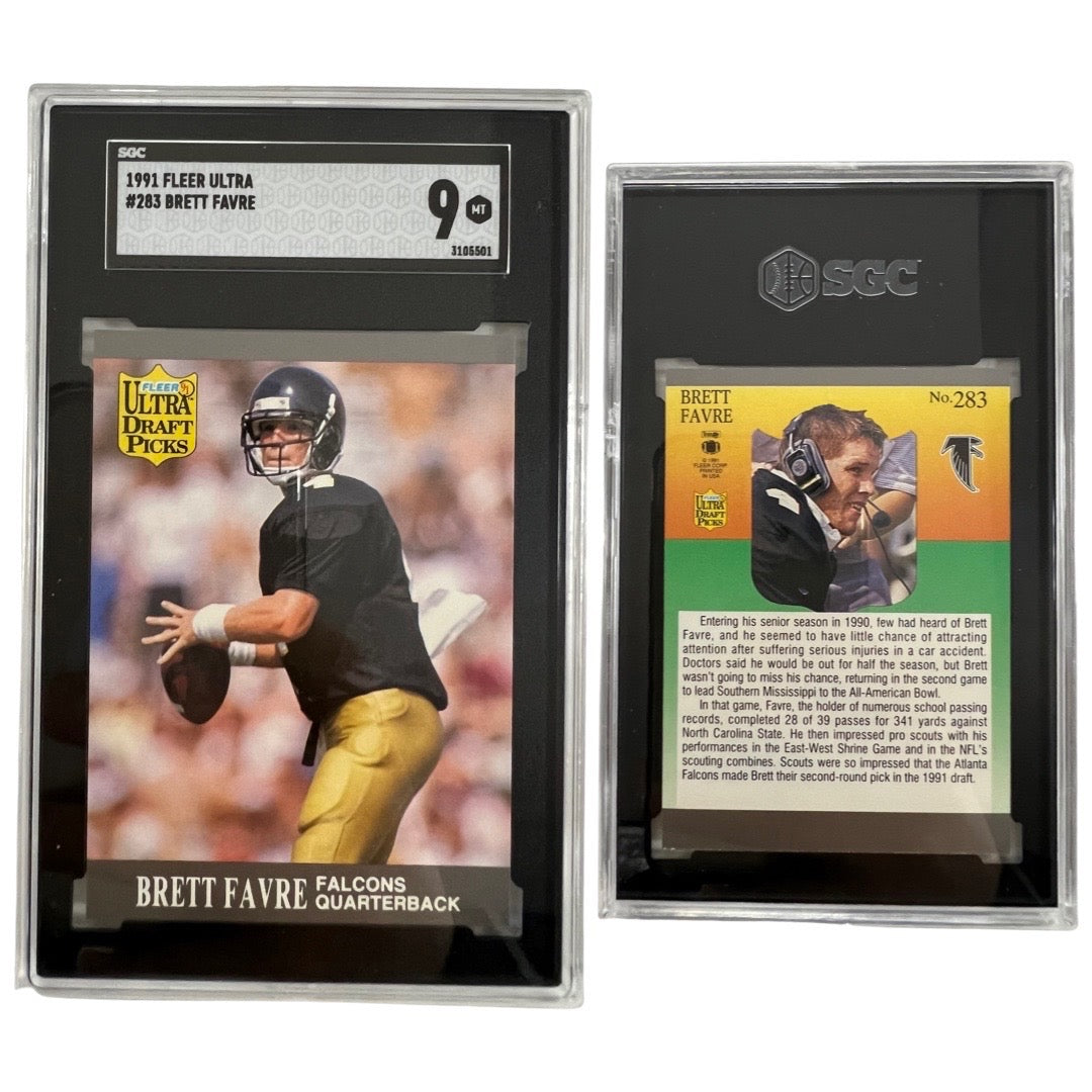 1991 Brett Favre Fleer Ultra #283 SGC 9