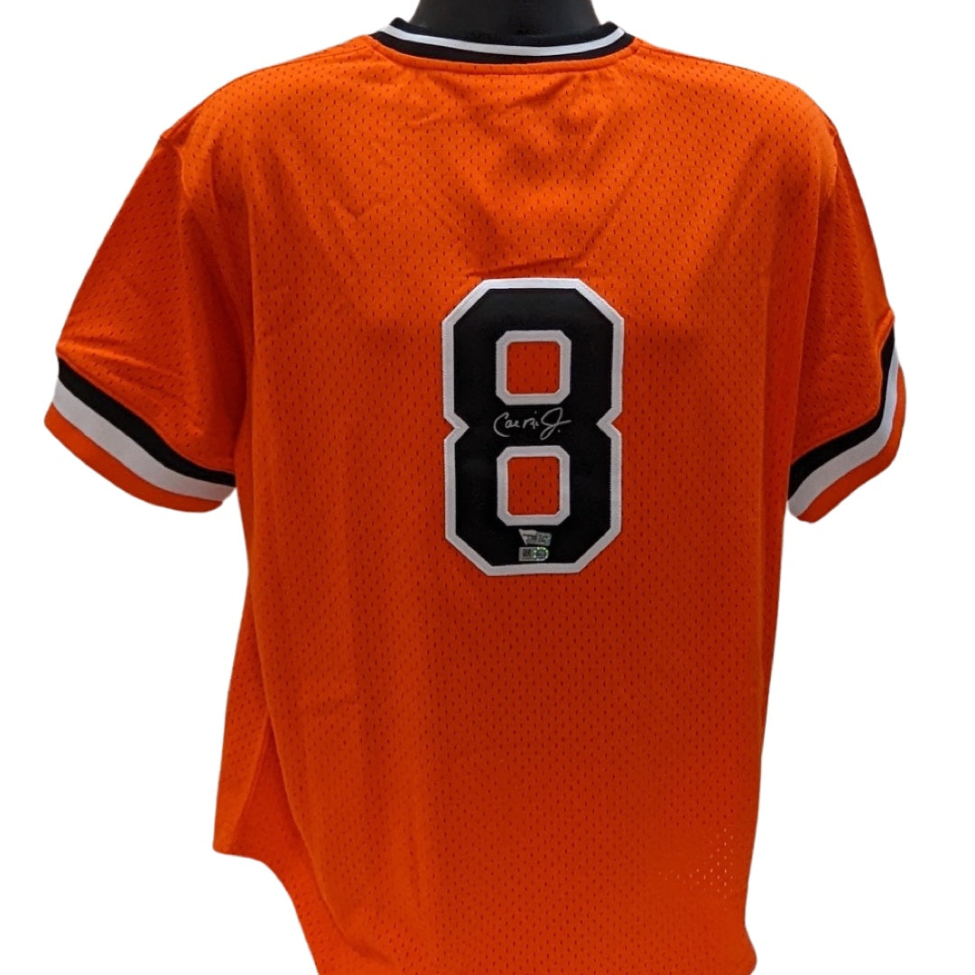 Cal Ripken Jr Autographed Baltimore Orioles Mitchell & Ness Jersey Fanatics & MLB