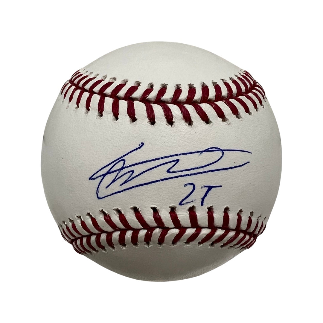 Vladimir Guerrero Jr Autographed Toronto Blue Jays OMLB Beckett