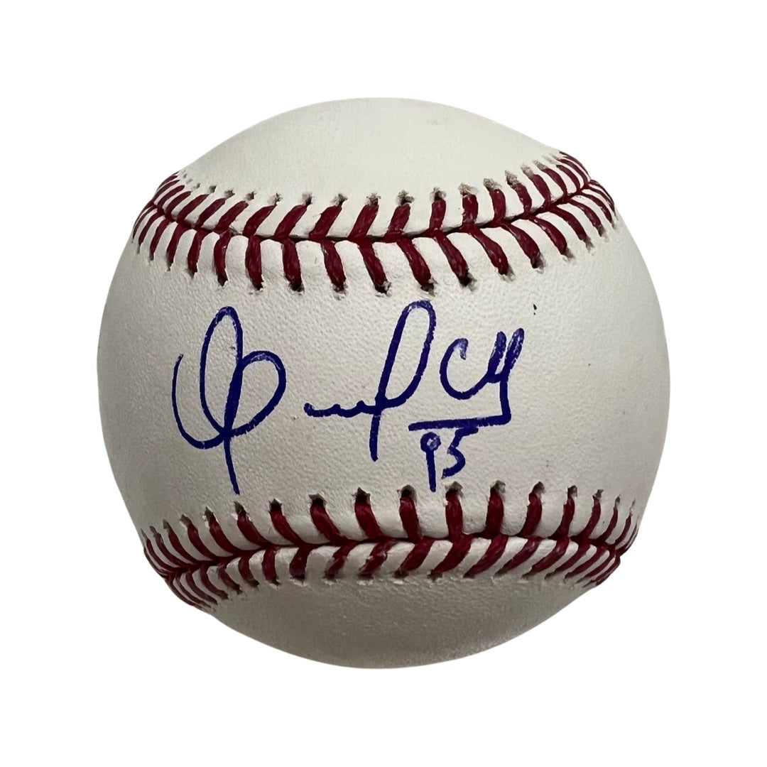 Oswaldo Cabrera Autographed New York Yankees OMLB Steiner CX