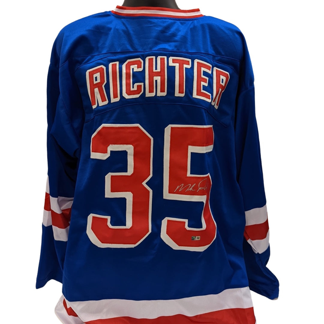 Mike Richter Signed Jersey Team USA New York Rangers Custom Made
