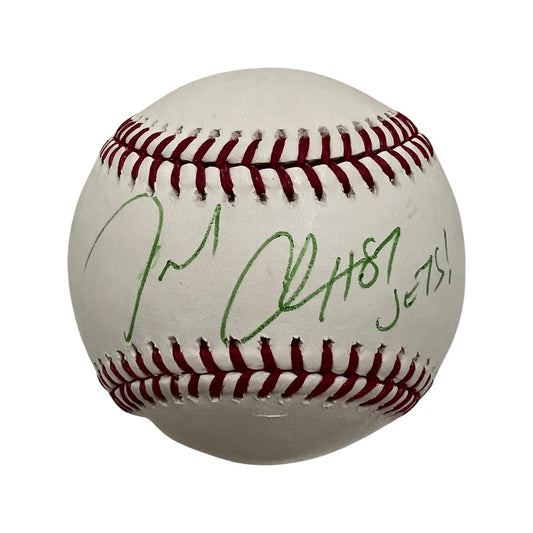 Laveranues Coles Autographed New York Jets OMLB “Jets!” Inscription Steiner CX