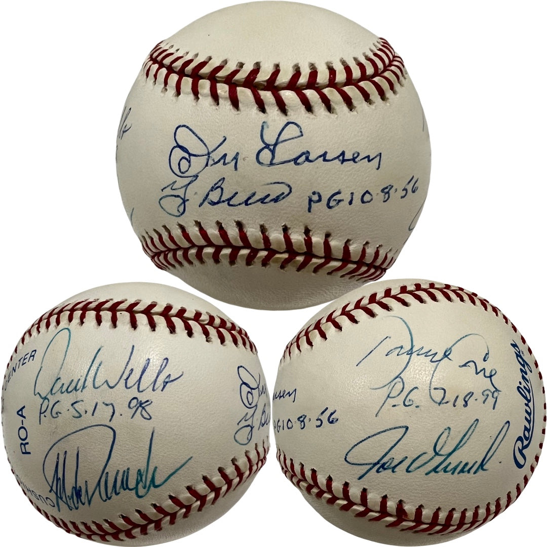 Yogi Berra - Autographed Signed Baseball co-signed by: Don Larsen