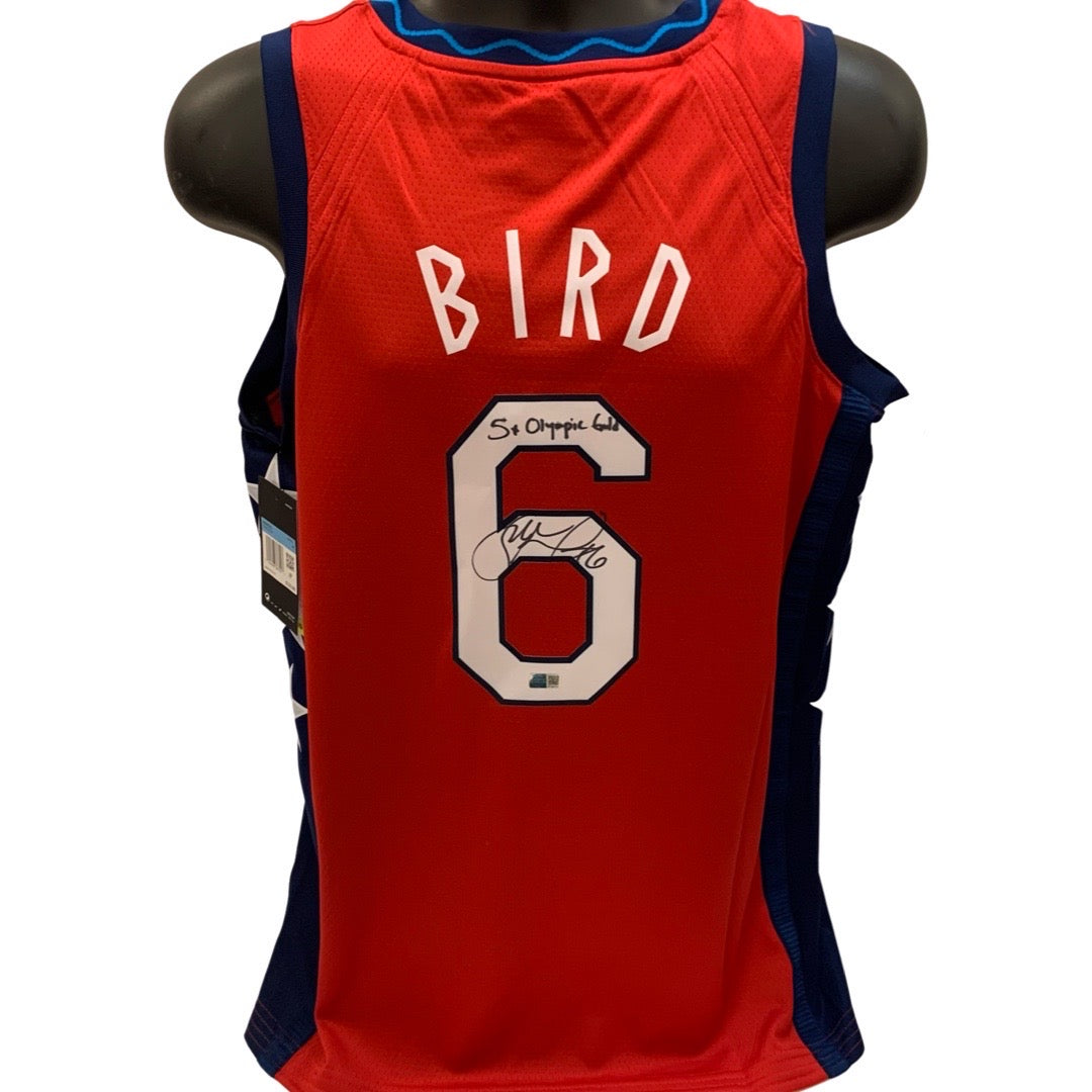 Sue Bird Autographed USA Basketball Nike Jersey “5x Olympic Gold” Inscription Steiner CX