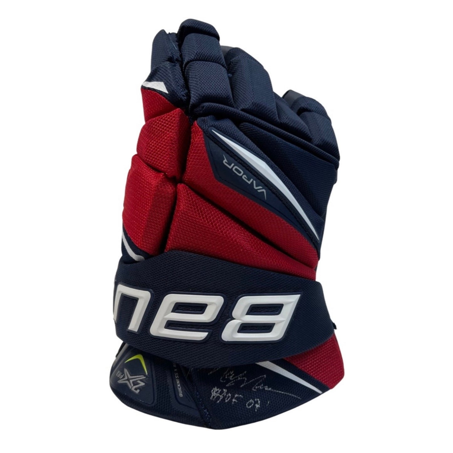 Mark Messier Autographed New York Rangers Bauer Game Model Glove “HOF 07” Inscription Steiner CX