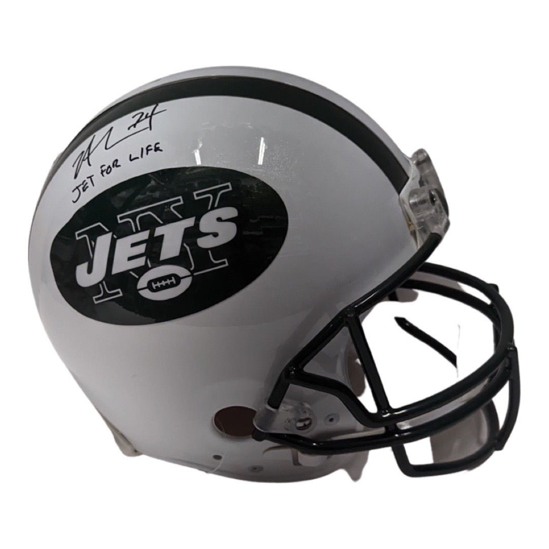 Nick Mangold Autographed New York Jets ProLine Authentic Helmet “Jet for Life” Inscription PSA