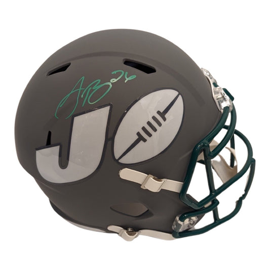 Leveon Bell Autographed New York Jets Amp Replica Helmet JSA