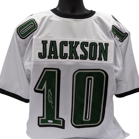 Desean Jackson Autographed Philadelphia Eagles White Jersey PSA