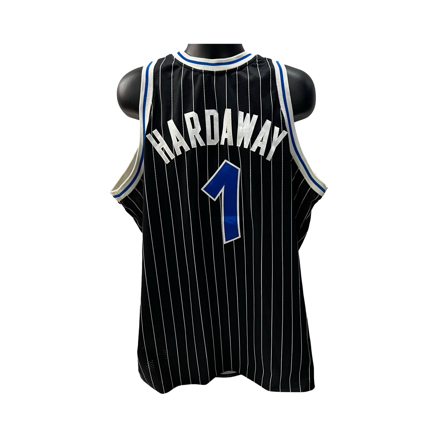 Penny Hardaway Orlando Magic Black Pinstripe 1994 Jersey Mitchell & Ness Jersey - Size 52