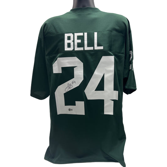 Le'Veon Bell Autographed Michigan State Spartans Green Jersey Beckett