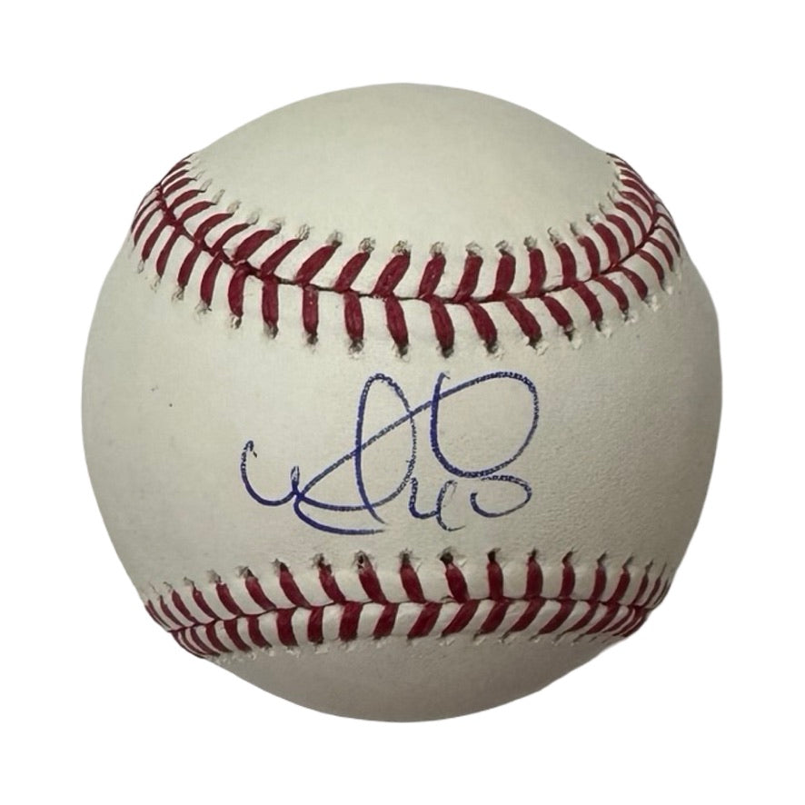 Willson Contreras Autographed Chicago Cubs OMLB JSA