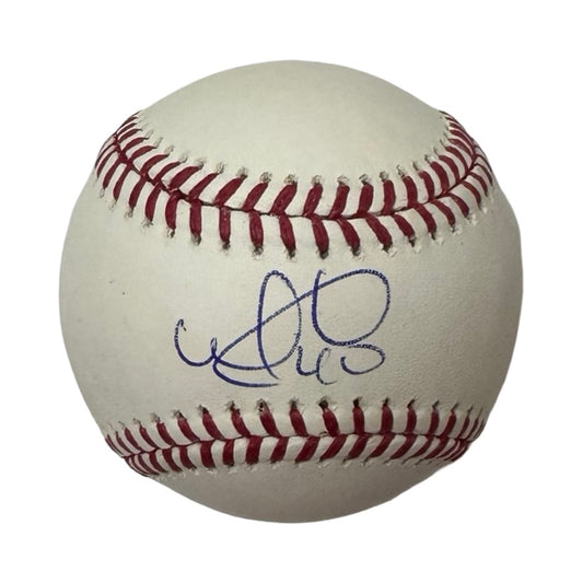 Willson Contreras Autographed Chicago Cubs OMLB JSA
