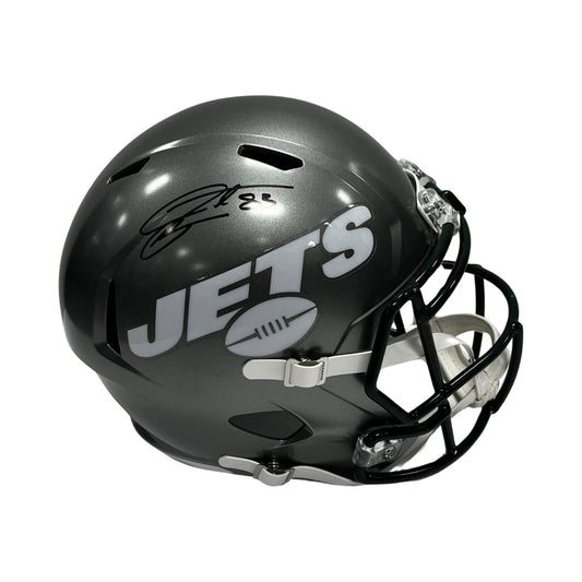 Santana Moss Autographed New York Jets Flash Replica Helmet Steiner CX