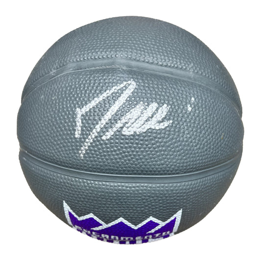 Jason Williams Autographed Sacramento Kings Logo Mini Basketball Beckett