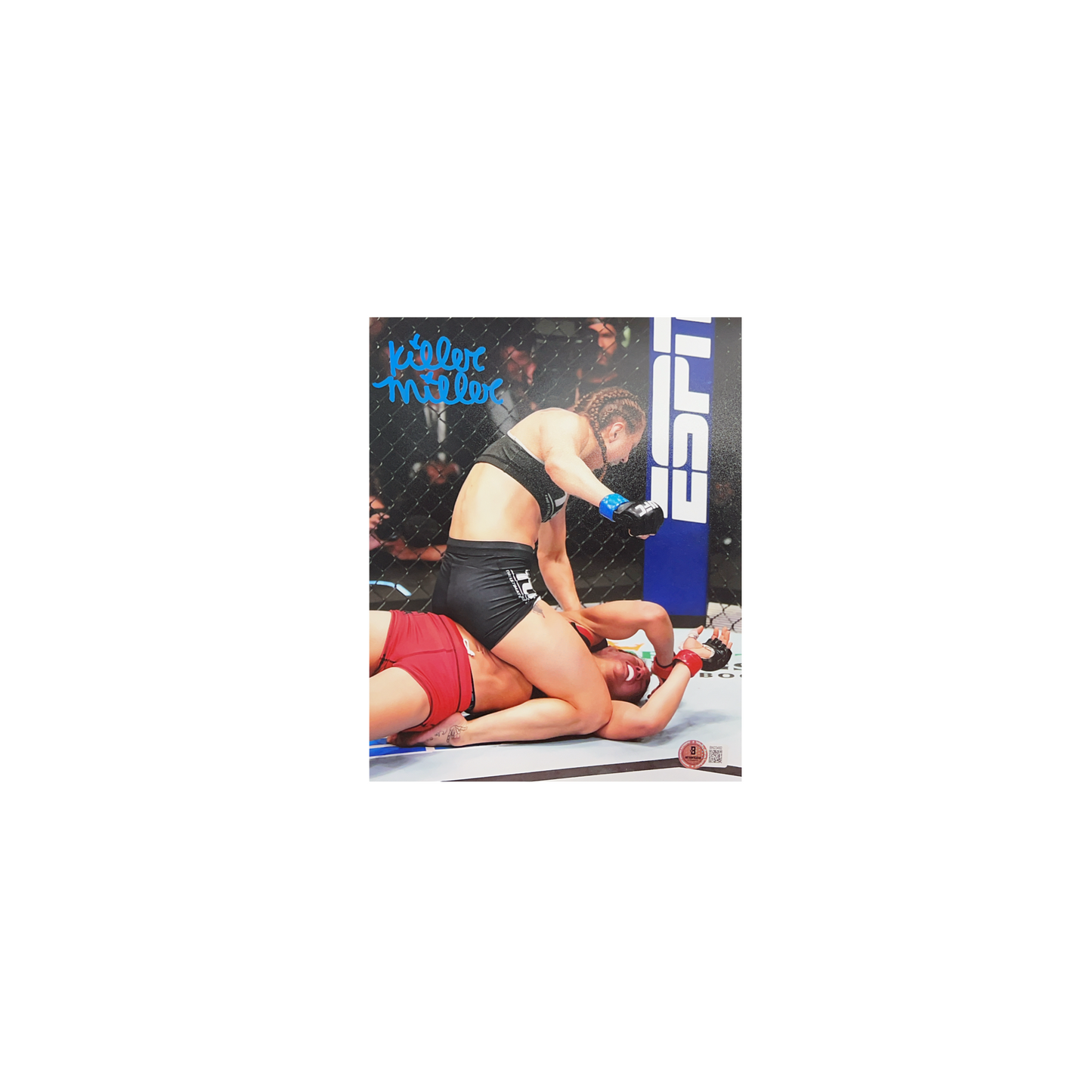 Juliana Miller Autographed UFC MMA 8x10 Beckett