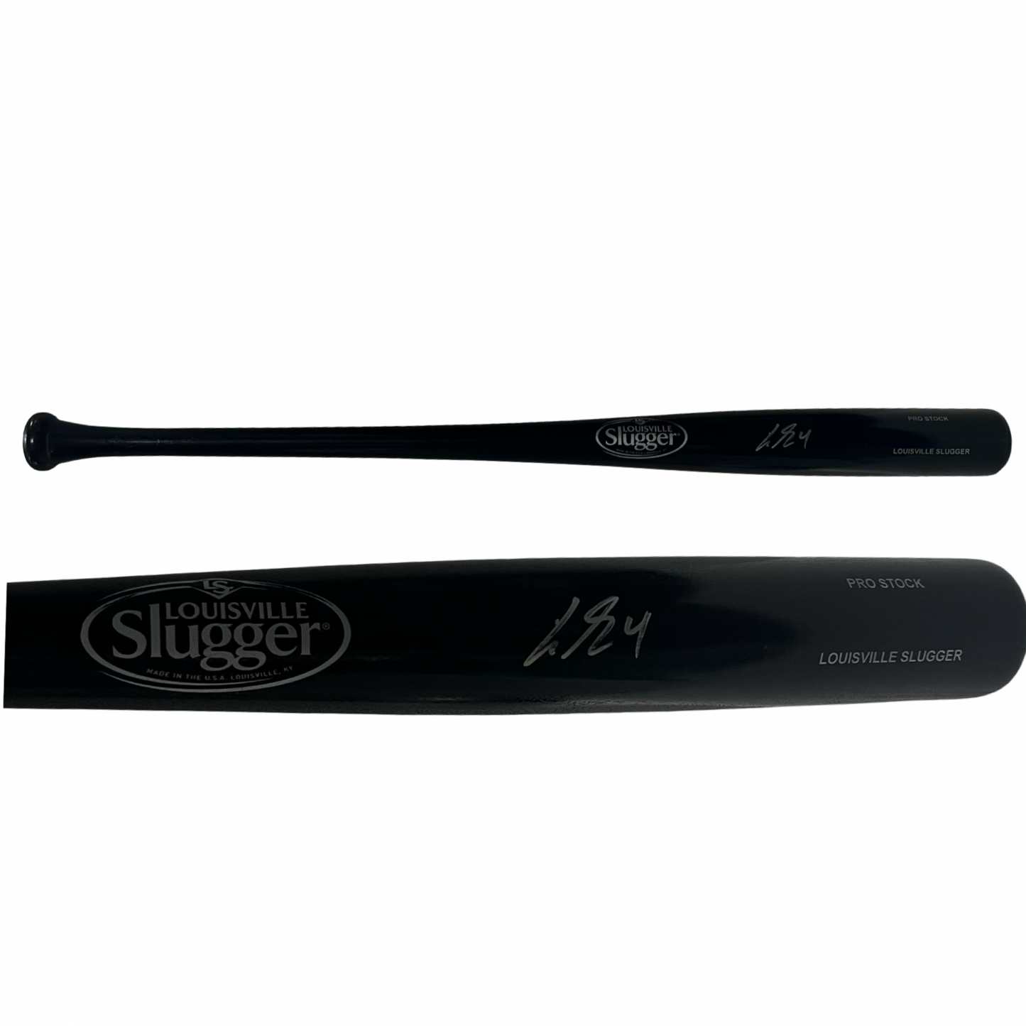 Lawrence Butler Autographed Black Louisville Slugger Bat Beckett