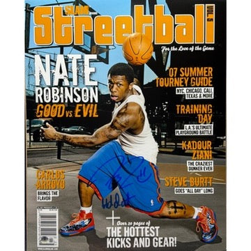 Nate Robinson Autographed New York Knicks SLAM Hold Dat 16x20 Beckett BAS