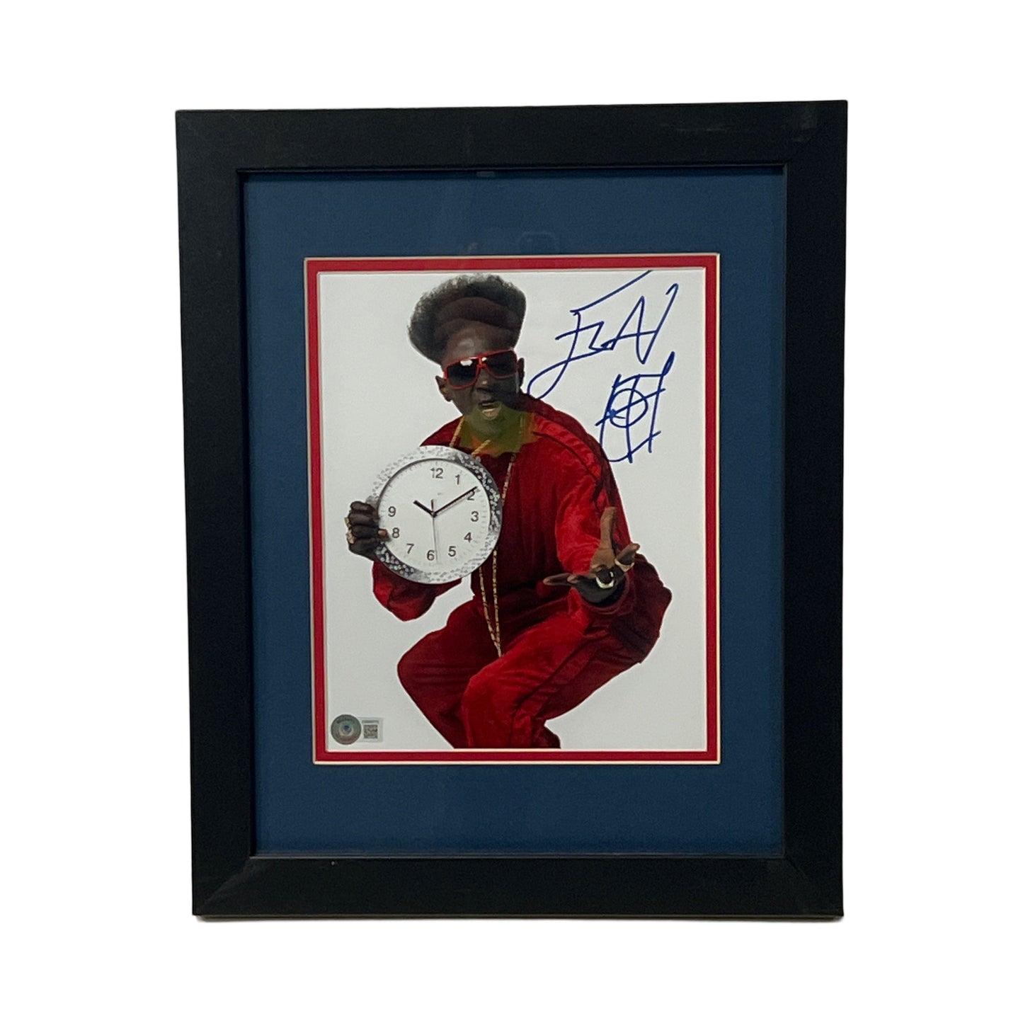 Flavor Flav Autographed Framed 8x10 JSA
