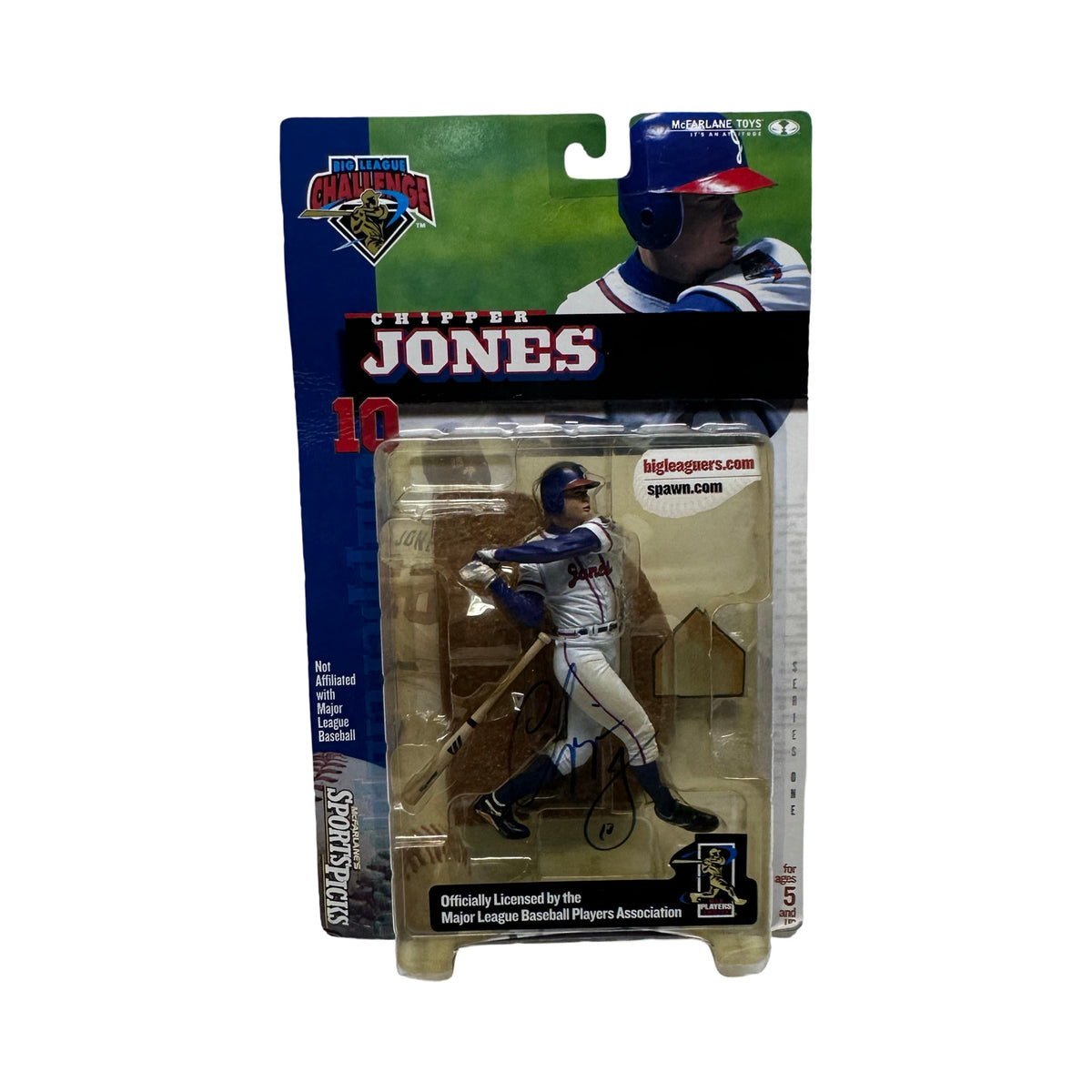 Chipper Jones Autographed Atlanta Braves Big league Challenge Figure JSA COA